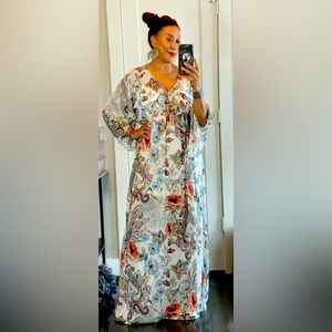 Floral Print Maxi Dress